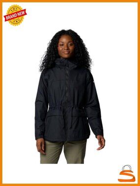 Omni-Tech Waterproof Fleece Lined Rain Jacket Seam Sealed Waist